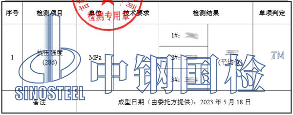 樁基檢測(cè)項(xiàng)目結(jié)果